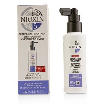 Nioxin 直径システム5頭皮とヘアトリートメント（化学的に処理された髪、薄毛、カラーセーフ） (Diameter System 5 Scalp & Hair Treatment (Chemically Treated Hair, Light Thinning, Color Safe))