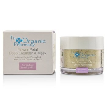 The Organic Pharmacy フラワーペタルディープクレンザー＆マスク-輝く輝く肌に (Flower Petal Deep Cleanser & Mask - For Radiant Glowing Skin)