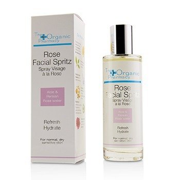 The Organic Pharmacy ローズフェイシャルスプリッツ-普通肌、乾燥肌、敏感肌用 (Rose Facial Spritz - For Normal, Dry & Sensitive Skin)