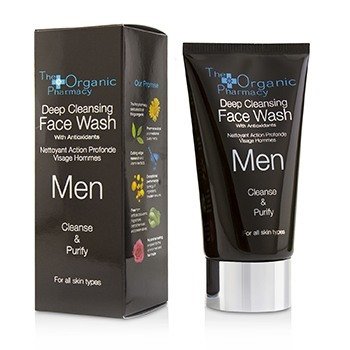 The Organic Pharmacy 男性ディープクレンジングフェイスウォッシュ-クレンジング＆ピュリファイ (Men Deep Cleansing Face Wash - Cleanse & Purify)