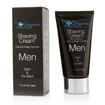 The Organic Pharmacy 男性用シェービングクリーム-落ち着きとコンディション (Men Shaving Cream - Calm & Condition)