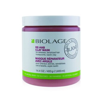 Matrix Biolage R.A.W.リハブクレイマスク（ストレス、感作髪用） (Biolage R.A.W. Re-Hab Clay Mask (For Stressed, Sensitized Hair))