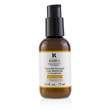Kiehls 皮膚科医ソリューション強力な強度ライン低減濃縮物（12.5％ビタミンC +ヒアルロン酸を含む） (Dermatologist Solutions Powerful-Strength Line-Reducing Concentrate (With 12.5% Vitamin C + Hyaluronic Acid))
