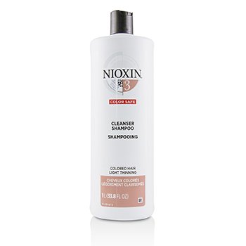 Nioxin ダーマピュリファイングシステム3クレンザーシャンプー（カラーヘア、ライトシンニング、カラーセーフ） (Derma Purifying System 3 Cleanser Shampoo (Colored Hair, Light Thinning, Color Safe))