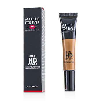 Make Up For Ever ウルトラHDソフトライトリキッドハイライター-＃50ゴールデンカッパー (Ultra HD Soft Light Liquid Highlighter - # 50 Golden Copper)