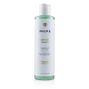 Philip B ノルディックウッドヘア+ボディシャンプー（爽快な浄化-すべての髪のタイプ） (Nordic Wood Hair + Body Shampoo (Invigorating Purifying - All Hair Types))