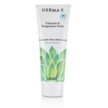 Derma E ビタミンE無香料シアバターボディローション (Vitamin E Fragrance-Free Therapeutic Shea Body Lotion)