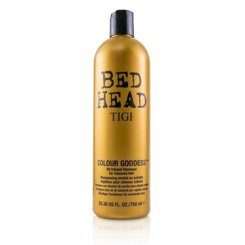 Tigi ベッドヘッドカラーゴッドデスオイルインフューズドシャンプー-カラーヘア用（キャップ） (Bed Head Colour Goddess Oil Infused Shampoo - For Coloured Hair (Cap))