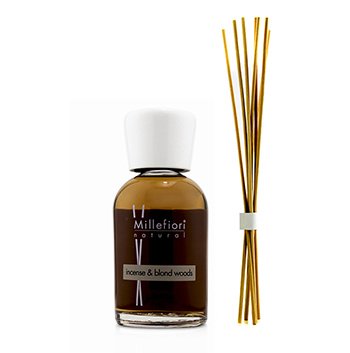 Millefiori ナチュラルフレグランスディフューザー-お香＆ブロンドウッズ (Natural Fragrance Diffuser - Incense & Blond Woods)