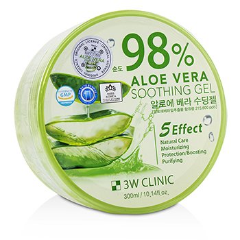 3W Clinic 98％アロエベラスージングジェル (98% Aloe Vera Soothing Gel)