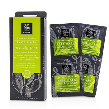 Apivita Express Beauty Face Mask with Prickly Pear (Moisturizing & Soothing)