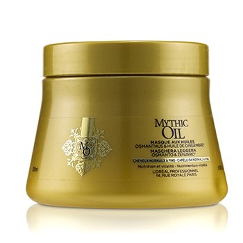 LOreal Professionnel Mythic Oil Oil Light Masque with Osmanthus & Ginger Oil (Normal to Fine Hair)