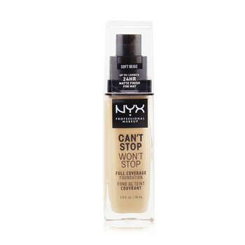 NYX Cant Stop Wont Stop Full Coverage Foundation - # Soft Beige