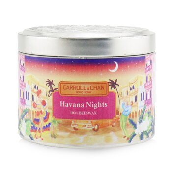 The Candle Company (Carroll & Chan) 100% Beeswax Tin Candle - Havana Nights