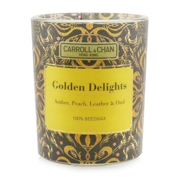 The Candle Company (Carroll & Chan) 100% Beeswax Votive Candle - Golden Delights