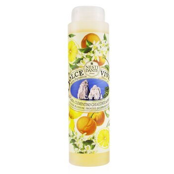 Nesti Dante ドルチェ ヴィヴェール シャワー ジェル - カプリ - オレンジ ブロッサム、フロスト マンダリン & バジル (Dolce Vivere Shower Gel - Capri - Orange Blossom, Frosted Mandarine & Basil)
