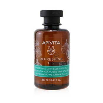 Apivita Refreshing Fig Shower Gel with Essential Oils