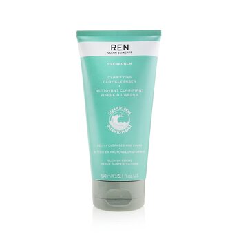 Ren Clearcalm Clarifying Clay Cleanser (For Blemish Prone Skin)