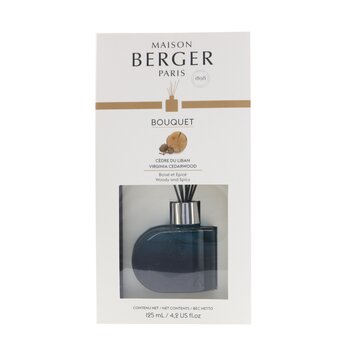 Lampe Berger (Maison Berger Paris) Alliance Turquoise Reed Diffuser - Virginia Cedarwood