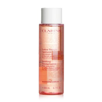 Clarins Soothing Toning Lotion with Chamomile & Saffron Flower Extracts - Very Dry or Sensitive Skin