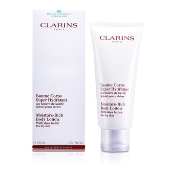 Clarins Moisture Rich Body Lotion with Shea Butter - For Dry Skin