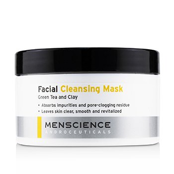 Menscience フェイシャルクリーニングマスク-緑茶と粘土 (Facial Cleaning Mask - Green Tea And Clay)