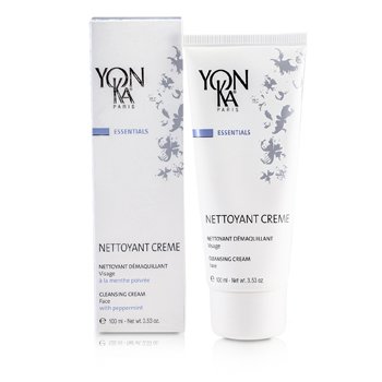 Yonka エッセンシャルフェイスクレンジングクリームとペパーミント (Essentials Face Cleansing Cream With Peppermint)