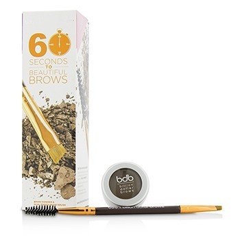 Billion Dollar Brows 60 Seconds To Beautiful Brows Kit（1xブロウパウダー、1xデュアルエンドブロウブラシ）-トープ (60 Seconds To Beautiful Brows Kit (1x Brow Powder, 1x Dual Ended Brow Brush) - Taupe)