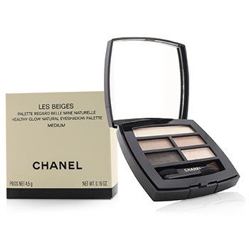 Chanel レベージュヘルシーグローナチュラルアイシャドウパレット-＃ミディアム (Les Beiges Healthy Glow Natural Eyeshadow Palette - # Medium)