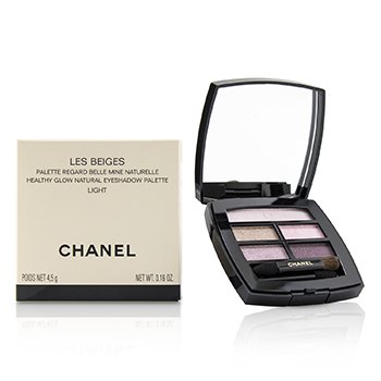 Chanel レベージュヘルシーグローナチュラルアイシャドウパレット-＃ライト (Les Beiges Healthy Glow Natural Eyeshadow Palette - # Light)