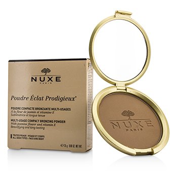 Nuxe Poudre Eclat Prodigieux マルチユースコンパクトブロンジングパウダー (Poudre Eclat Prodigieux Multi Usage Compact Bronzing Powder)