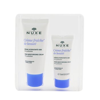 Nuxe Creme Fraiche De Beaute 48HR Moisturising Cream Gift Set - For Normal Skin