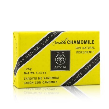 Apivita カモミール入りナチュラルソープ (Natural Soap With Chamomile)