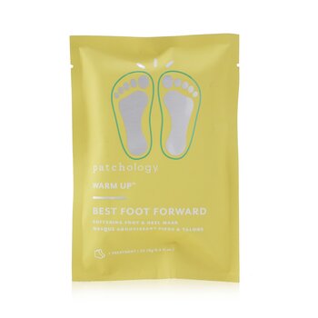 Patchology Warm Up Best Foot Forward - Softening Foot & Heel Mask (1 Treatment)