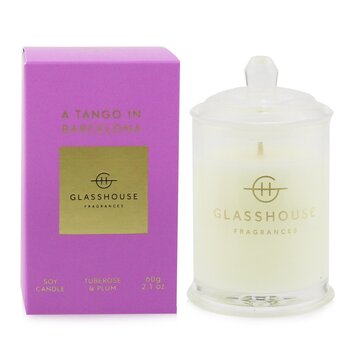 Glasshouse Triple Scented Soy Candle - A Tango In Barcelona (Tuberose & Plum)