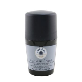 Roger & Gallet LHomme Cedre 48H Anti Perspirant Deodorant Roll On