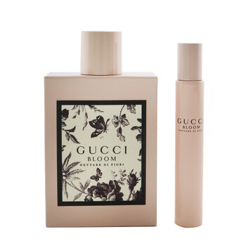 Gucci Bloom Nettare Di Fiori Coffret: Eau De Parfum Intense Spray 100ml + Eau de Parfum Intense Rollerball 7.4ml