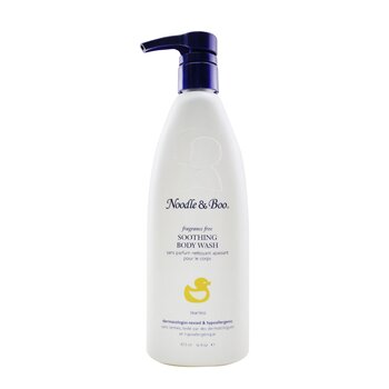 Noodle & Boo Soothing Body Wash - Fragrance Free (Dermatologist-Tested & Hypoallergenic)