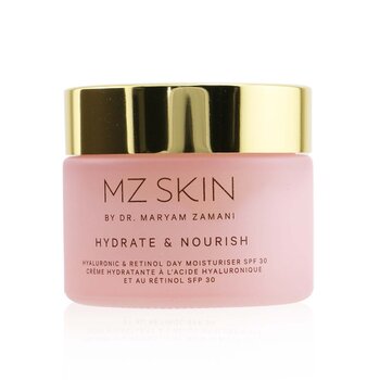 MZ Skin Hydrate & Nourish Hyaluronic & Retinol Day Moisturiser SPF 30