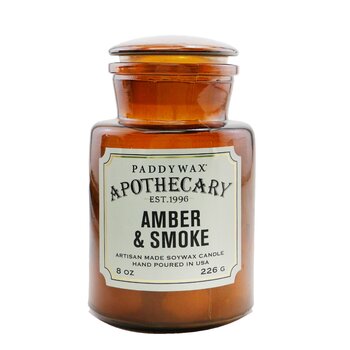 Paddywax Apothecary Candle - Amber & Smoke