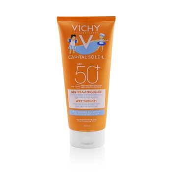Vichy Capital Soleil Wet Skin Gel SPF 50 - For Children Sensitive Skin (Water Resistant)
