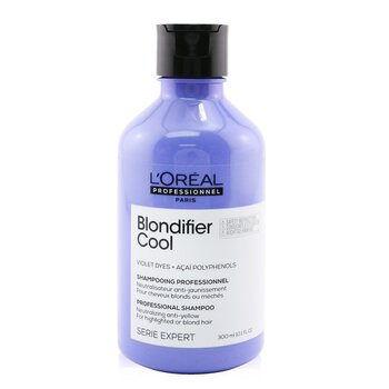 LOreal Professionnel Serie Expert - Blondifier Cool Violet Dyes +Acai Polyphenols Neutralizing Shampoo (For Highlighted  Or Blonde Hair)