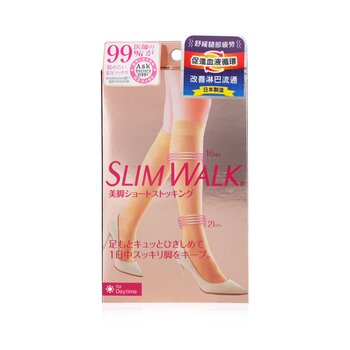 SlimWalk Compression Stockings for Beautiful Legs - # Beige (Size: S-M)