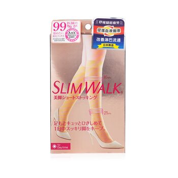 SlimWalk Compression Stockings for Beautiful Legs - # Beige (Size:M-L)