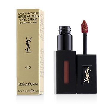 Yves Saint Laurent Rouge Pur Couture Vernis A Levres Vinyl Cream Creamy Stain - # 416 Psychedelic Chili