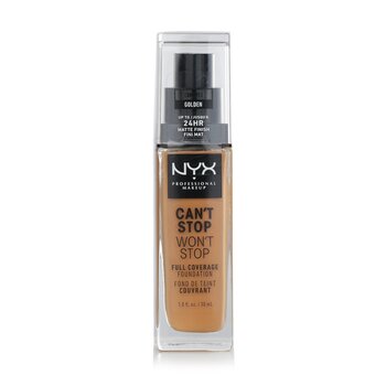 NYX Cant Stop Wont Stop Full Coverage Foundation - # Golden