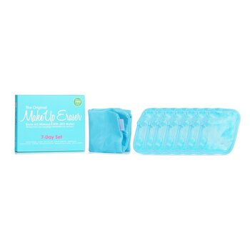 MakeUp Eraser Chic Blue 7 Day Set (7x Mini MakeUp Eraser Cloth + 1x Bag)