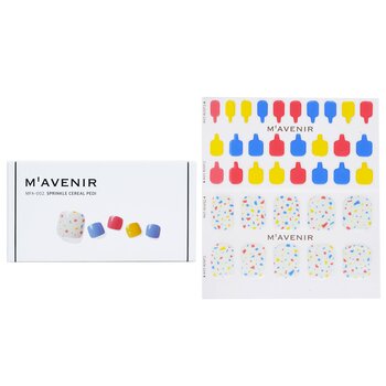 Mavenir Nail Sticker (Assorted Colour) - # Sprinkle Cereal Pedi