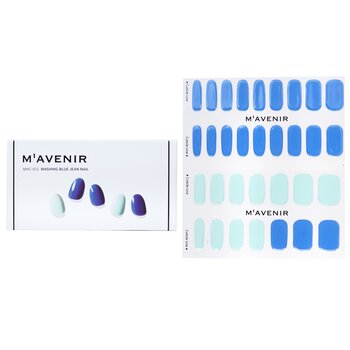 Mavenir Nail Sticker (Blue) - # Washing Blue Jean Nail