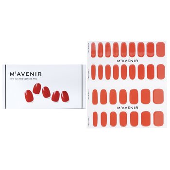 Mavenir Nail Sticker (Red) - # Red Cocktail Nail